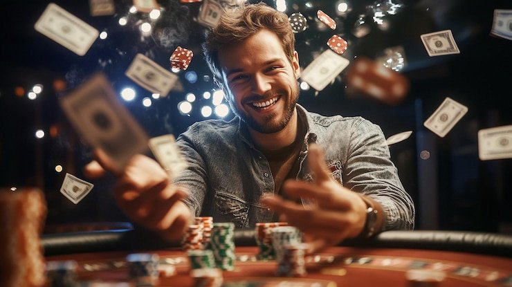 Membaca ketentuan bonus di ponsel